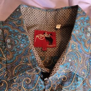 Rodeo Pearl Snap Western Men's Shirt XL